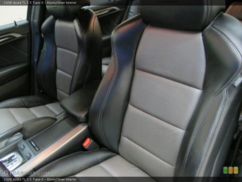 Ebony/Silver Interior Photo for the 2008 Acura TL 3.5 Type-S #60146082