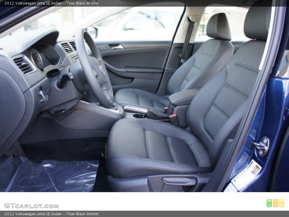 Titan Black Interior Photo for the 2012 Volkswagen Jetta SE Sedan #60148404