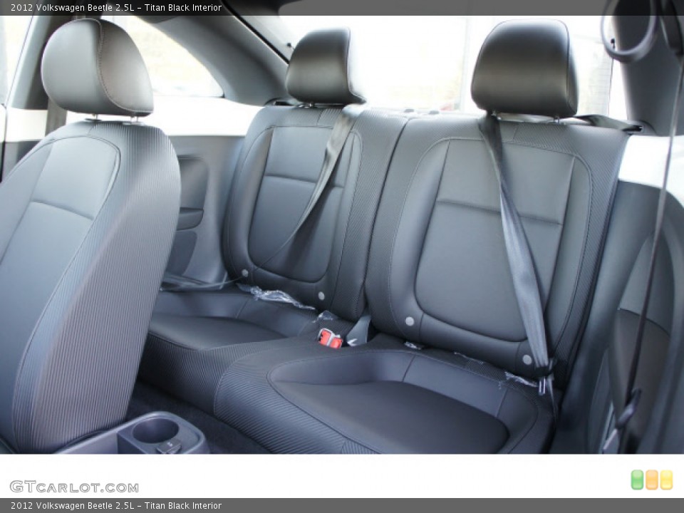 Titan Black Interior Rear Seat for the 2012 Volkswagen Beetle 2.5L #60148607