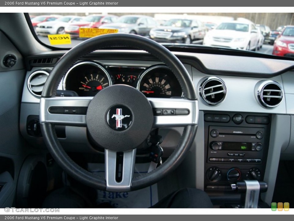 Light Graphite Interior Steering Wheel for the 2006 Ford Mustang V6 Premium Coupe #60150699