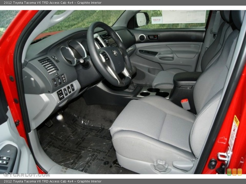 Graphite Interior Photo for the 2012 Toyota Tacoma V6 TRD Access Cab 4x4 #60151446