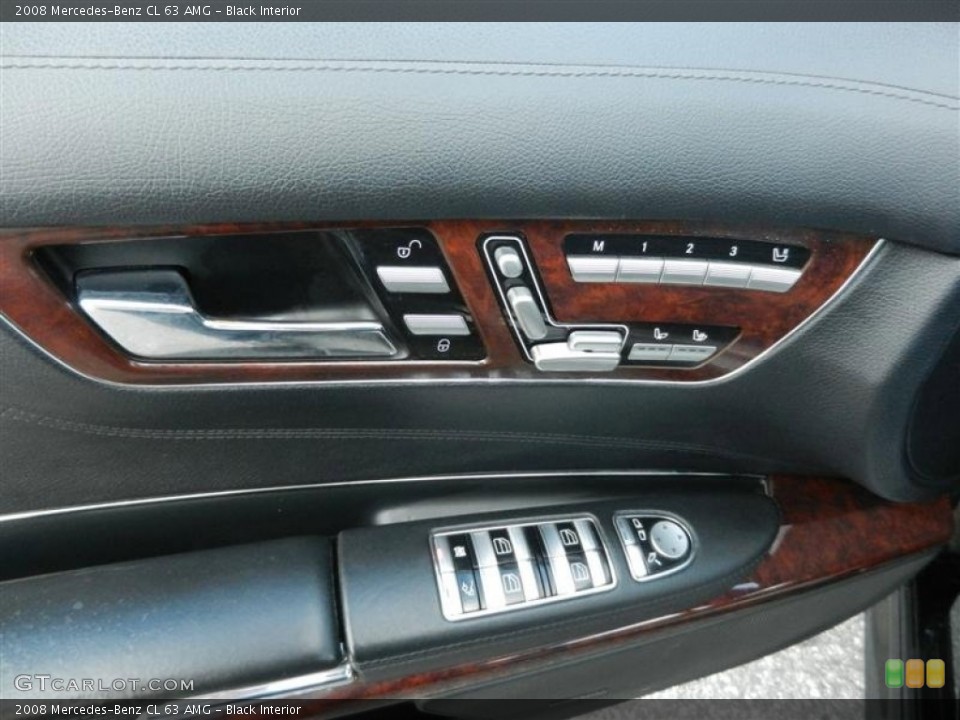 Black Interior Controls for the 2008 Mercedes-Benz CL 63 AMG #60152197