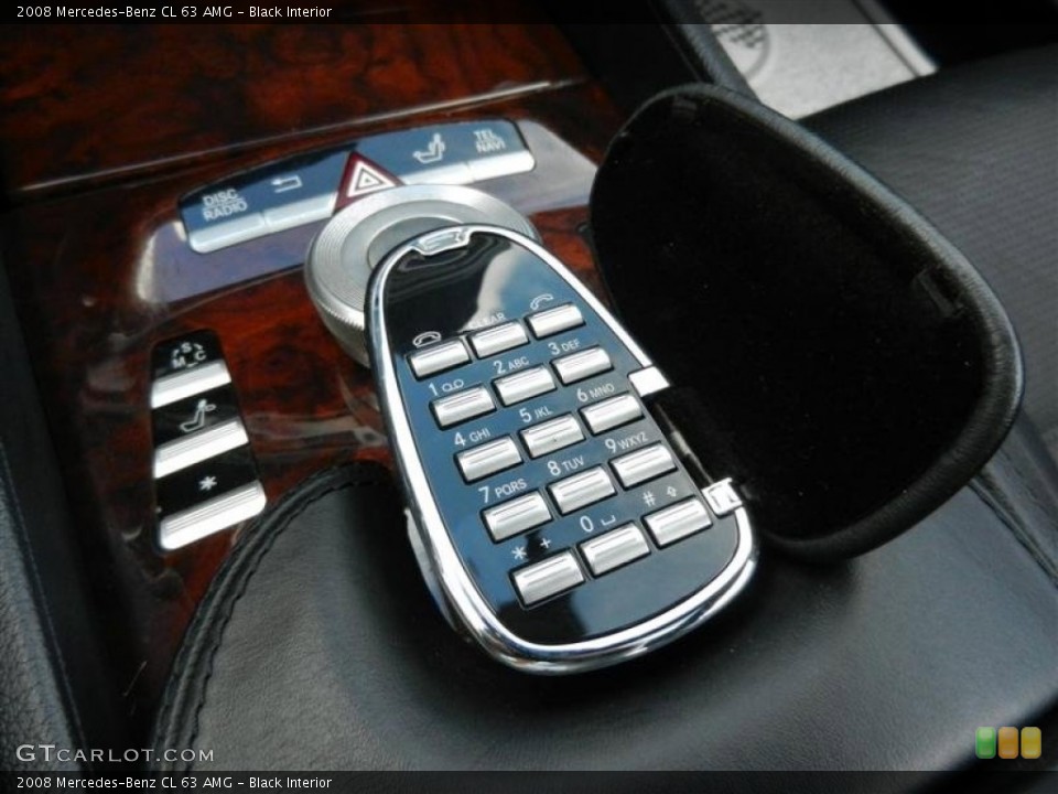 Black Interior Controls for the 2008 Mercedes-Benz CL 63 AMG #60152223