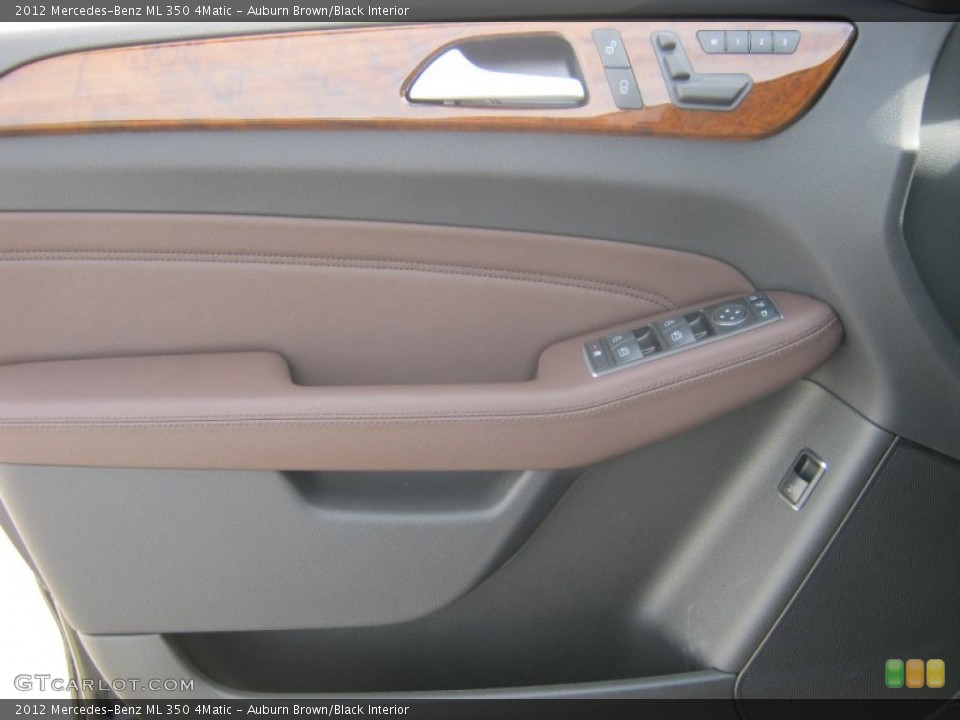 Auburn Brown/Black Interior Door Panel for the 2012 Mercedes-Benz ML 350 4Matic #60152347