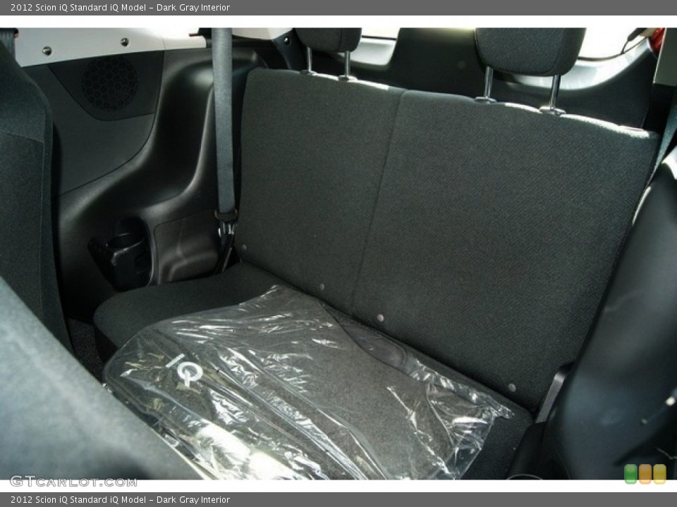 Dark Gray Interior Rear Seat for the 2012 Scion iQ  #60152470