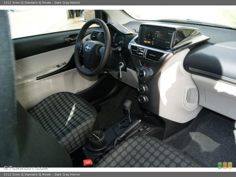 Dark Gray Interior Photo for the 2012 Scion iQ  #60152490