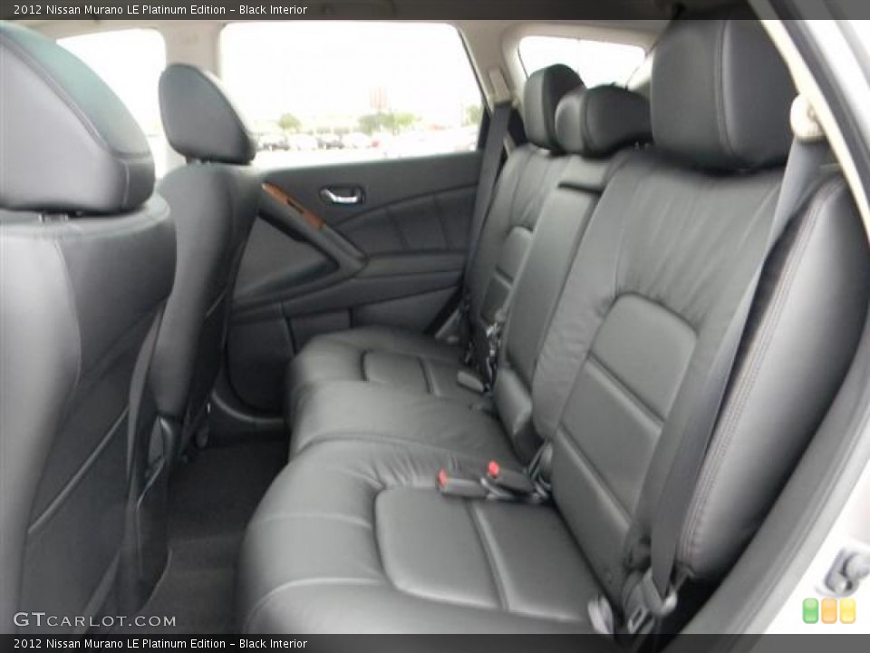 Black Interior Photo for the 2012 Nissan Murano LE Platinum Edition #60153672