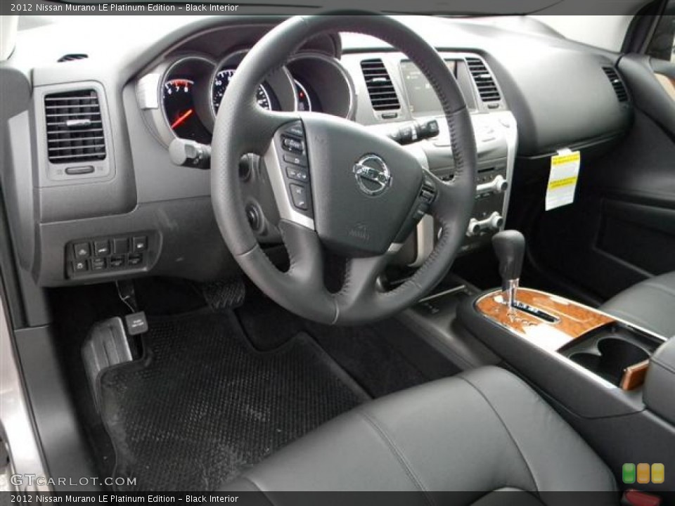 Black Interior Photo for the 2012 Nissan Murano LE Platinum Edition #60153711