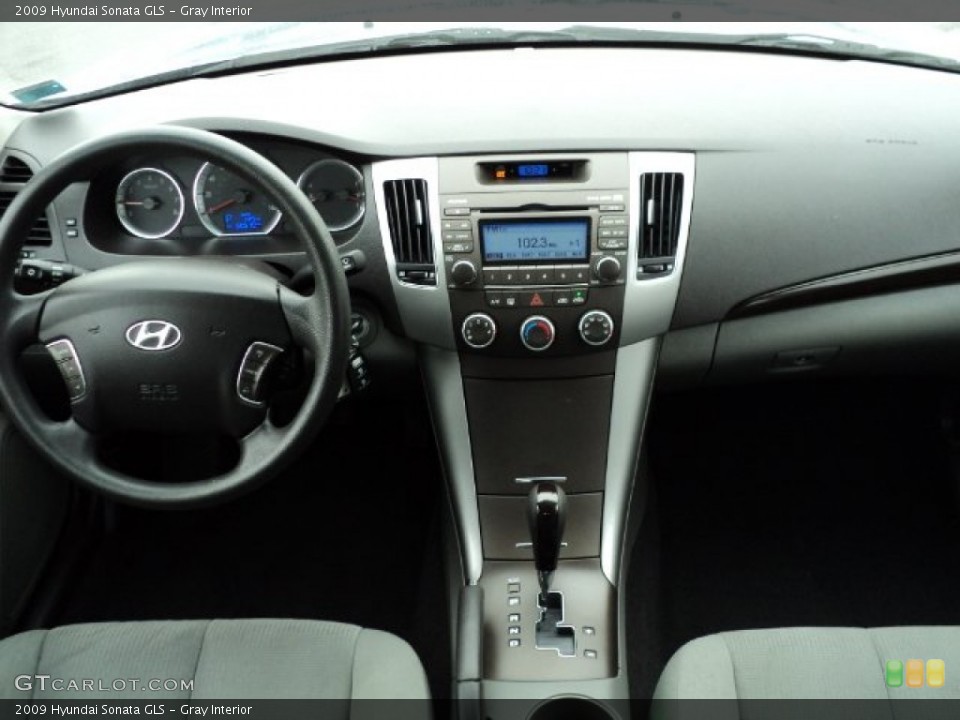 Gray Interior Dashboard for the 2009 Hyundai Sonata GLS #60154014