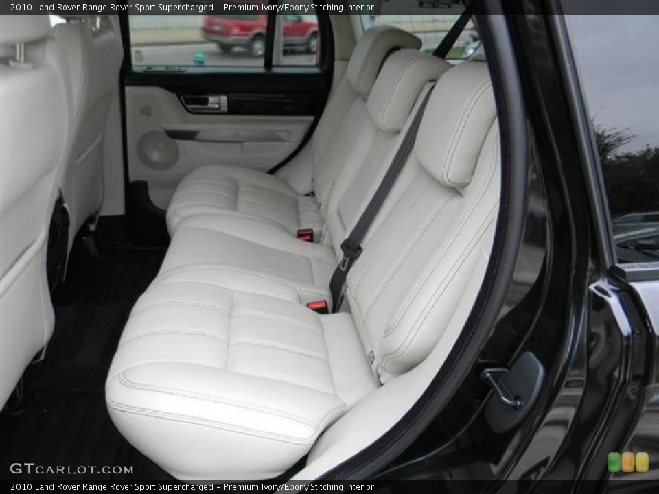 Premium Ivory/Ebony Stitching 2010 Land Rover Range Rover Sport Interiors