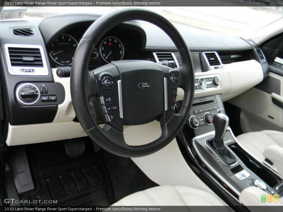 Premium Ivory/Ebony Stitching Interior Dashboard for the 2010 Land Rover Range Rover Sport Supercharged #60154308