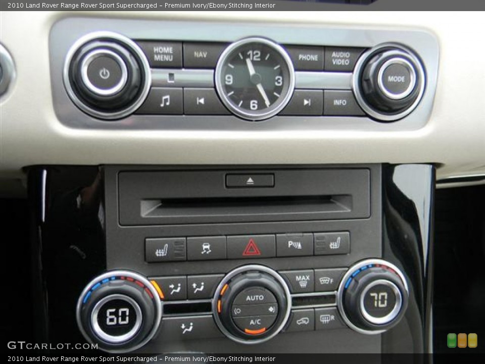 Premium Ivory/Ebony Stitching Interior Controls for the 2010 Land Rover Range Rover Sport Supercharged #60154329