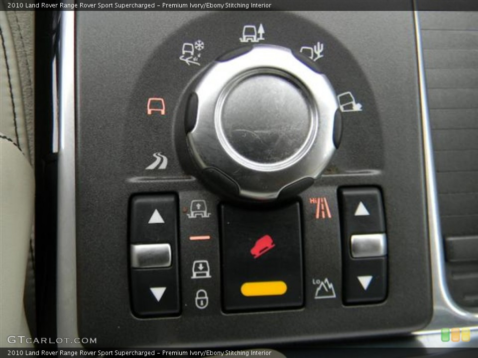 Premium Ivory/Ebony Stitching Interior Controls for the 2010 Land Rover Range Rover Sport Supercharged #60154347