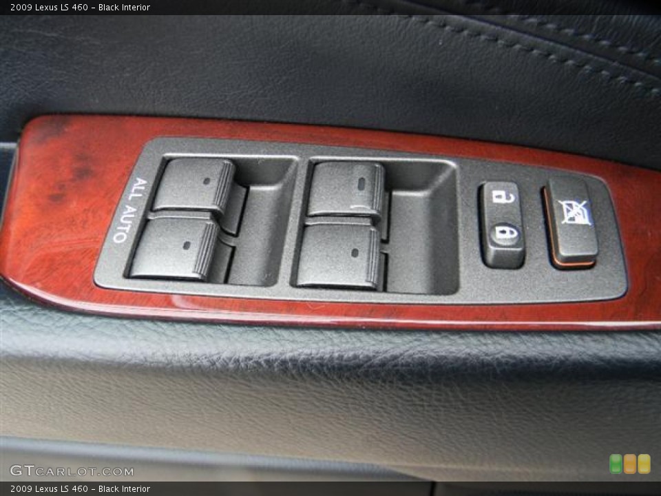 Black Interior Controls for the 2009 Lexus LS 460 #60155053