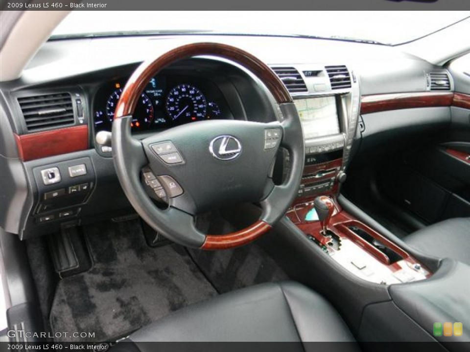 Black Interior Dashboard for the 2009 Lexus LS 460 #60155097