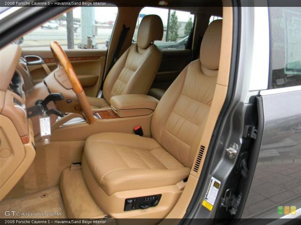Havanna/Sand Beige Interior Photo for the 2008 Porsche Cayenne S #60155325
