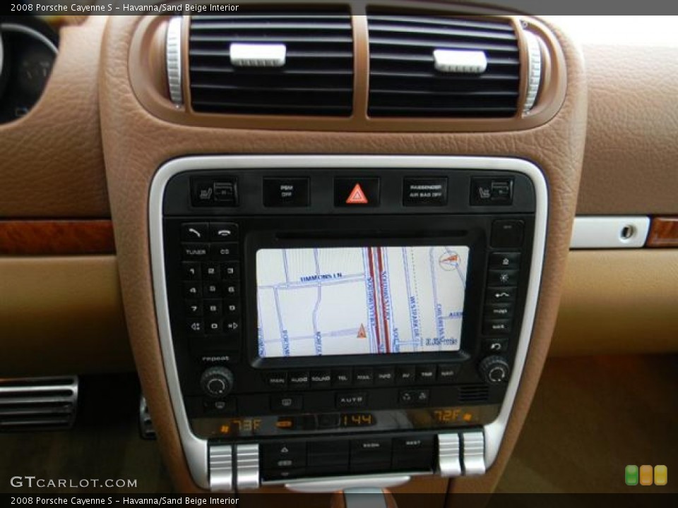 Havanna/Sand Beige Interior Navigation for the 2008 Porsche Cayenne S #60155358