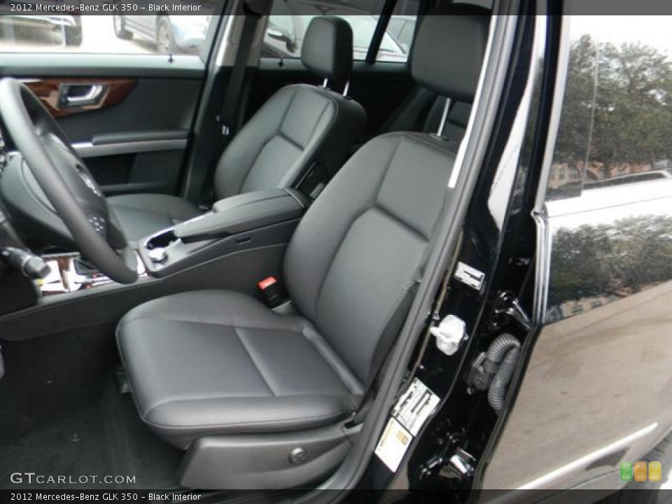 Black Interior Front Seat for the 2012 Mercedes-Benz GLK 350 #60155952