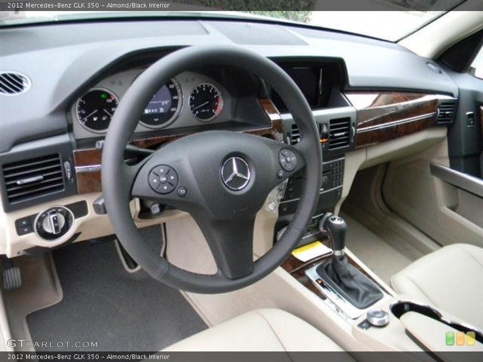 Almond/Black Interior Dashboard for the 2012 Mercedes-Benz GLK 350 #60156300