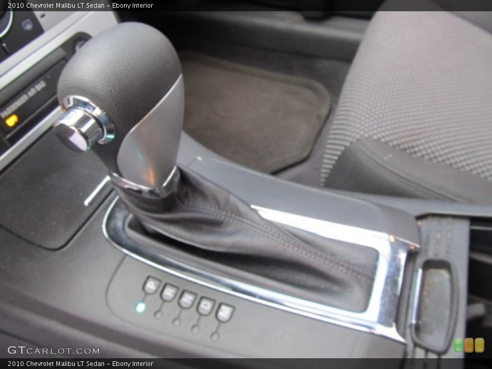 Ebony Interior Transmission for the 2010 Chevrolet Malibu LT Sedan #60157035