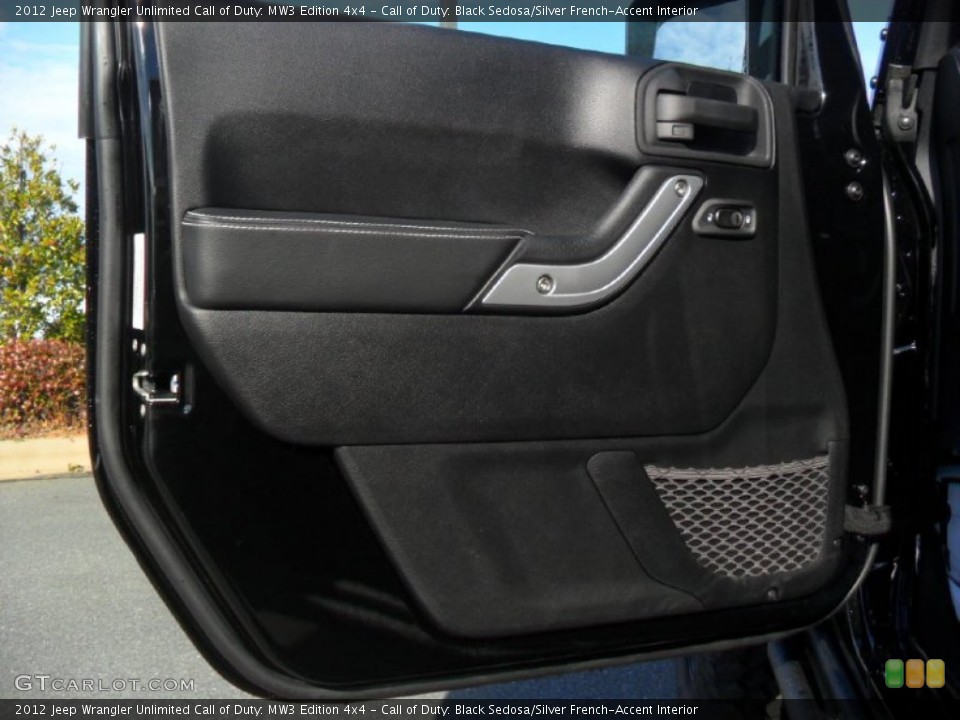 Call of Duty: Black Sedosa/Silver French-Accent Interior Door Panel for the 2012 Jeep Wrangler Unlimited Call of Duty: MW3 Edition 4x4 #60158163