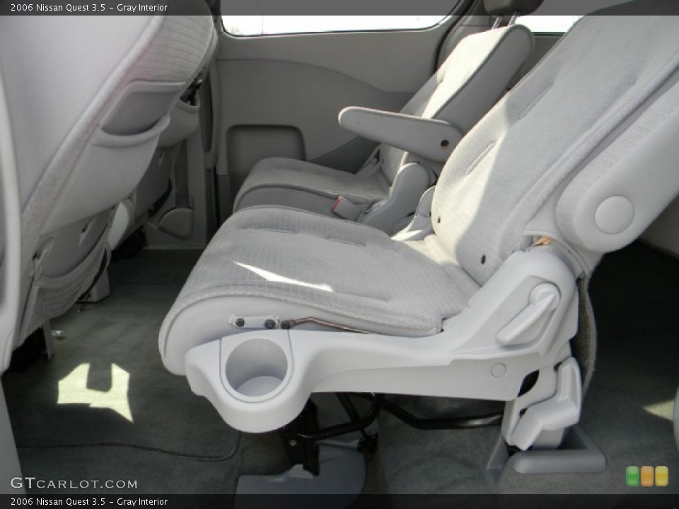 Gray Interior Rear Seat for the 2006 Nissan Quest 3.5 #60158488