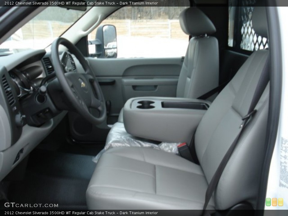 Dark Titanium Interior Photo for the 2012 Chevrolet Silverado 3500HD WT Regular Cab Stake Truck #60159282