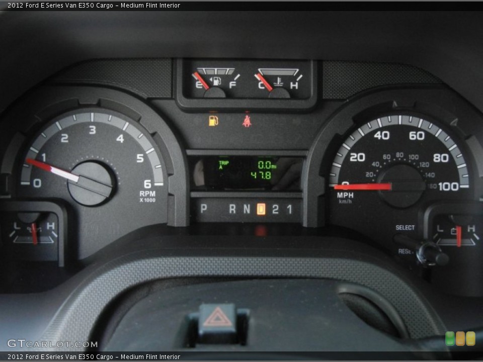 Medium Flint Interior Gauges for the 2012 Ford E Series Van E350 Cargo #60160641