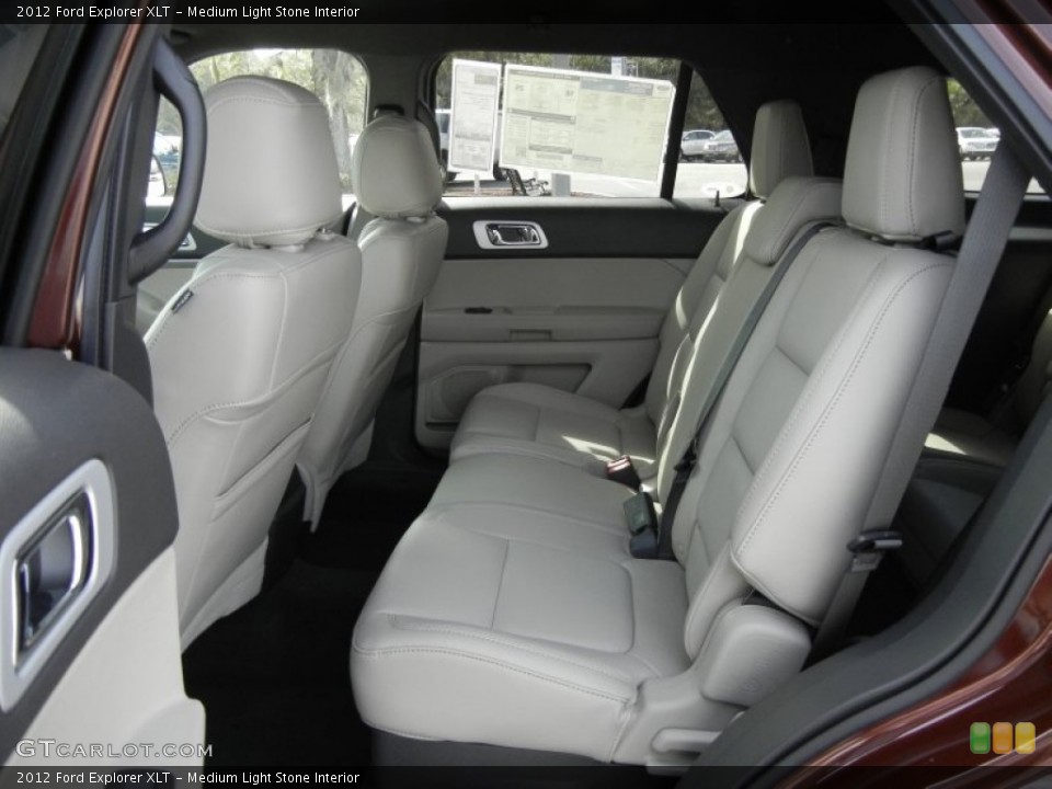 Medium Light Stone Interior Rear Seat for the 2012 Ford Explorer XLT #60161659