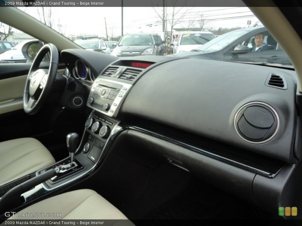 Beige Interior Dashboard for the 2009 Mazda MAZDA6 i Grand Touring #60162606