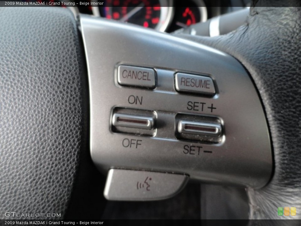 Beige Interior Controls for the 2009 Mazda MAZDA6 i Grand Touring #60162747