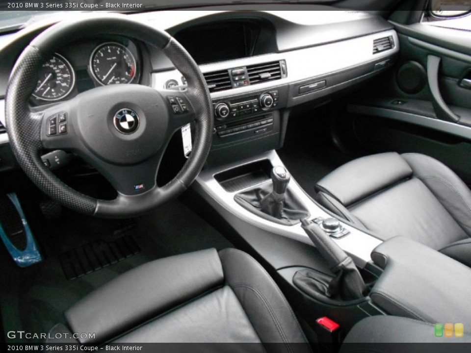 Black Interior Prime Interior for the 2010 BMW 3 Series 335i Coupe #60163035