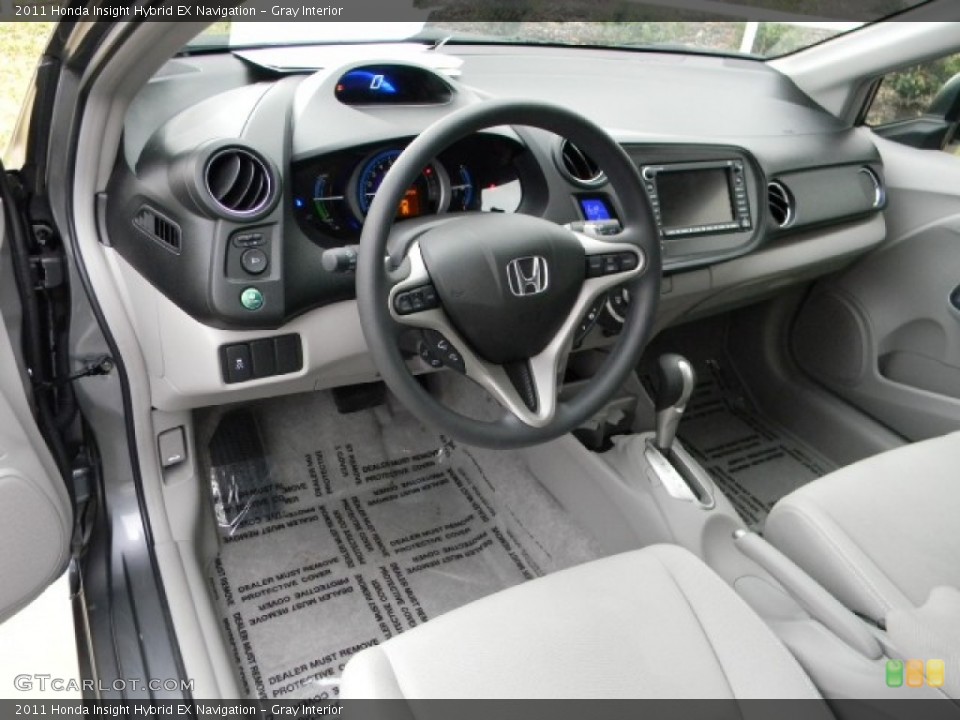 Gray Interior Dashboard for the 2011 Honda Insight Hybrid EX Navigation #60164160