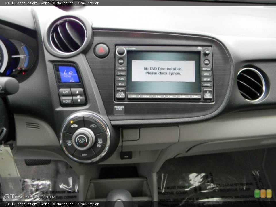 Gray Interior Controls for the 2011 Honda Insight Hybrid EX Navigation #60164184
