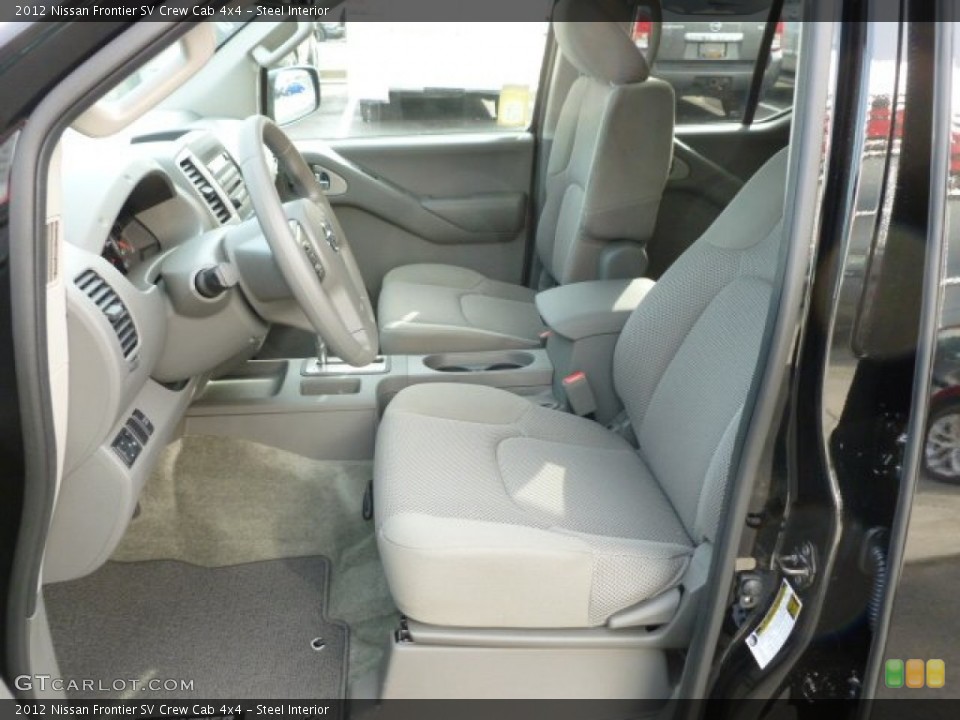 Steel Interior Photo for the 2012 Nissan Frontier SV Crew Cab 4x4 #60165000