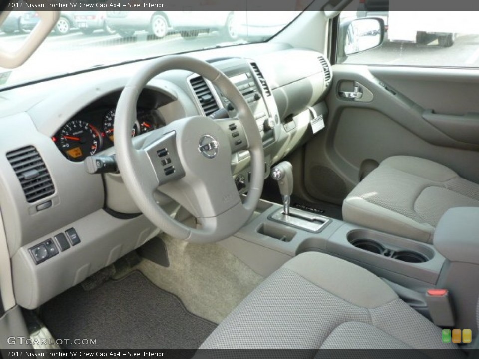 Steel Interior Photo for the 2012 Nissan Frontier SV Crew Cab 4x4 #60165009