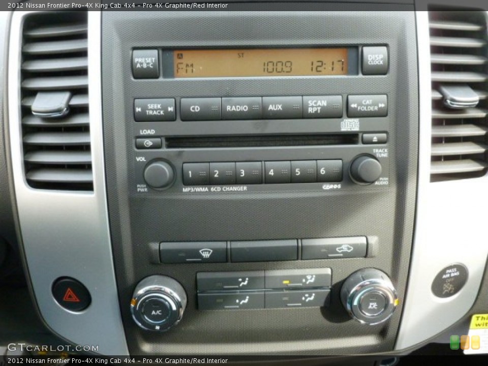 Pro 4X Graphite/Red Interior Controls for the 2012 Nissan Frontier Pro-4X King Cab 4x4 #60165384