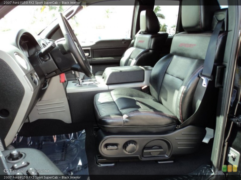 Black Interior Photo for the 2007 Ford F150 FX2 Sport SuperCab #60165612