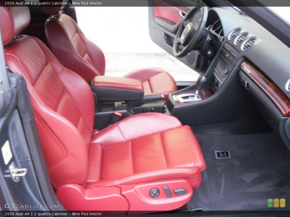 Wine Red Interior Photo for the 2009 Audi A4 3.2 quattro Cabriolet #60166374