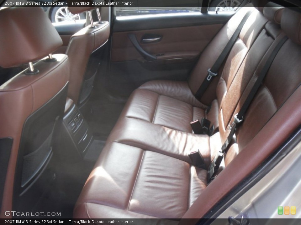 Terra/Black Dakota Leather Interior Photo for the 2007 BMW 3 Series 328xi Sedan #60166548