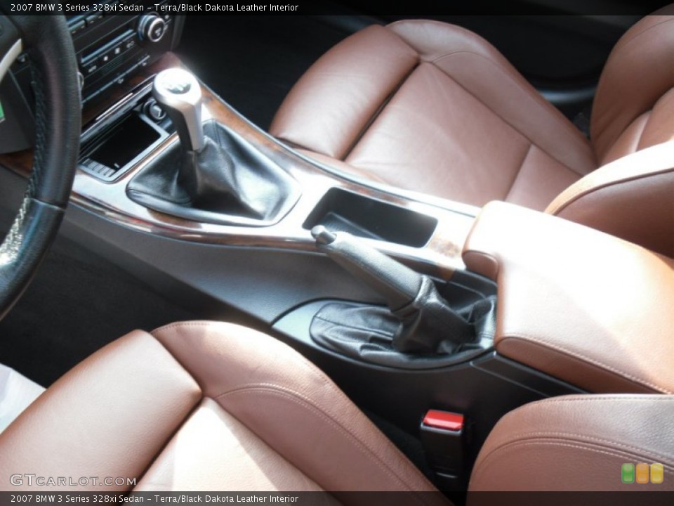 Terra/Black Dakota Leather Interior Transmission for the 2007 BMW 3 Series 328xi Sedan #60166593
