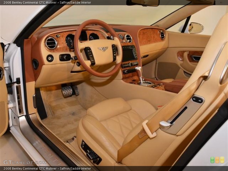 Saffron/Saddle Interior Dashboard for the 2008 Bentley Continental GTC Mulliner #60166734