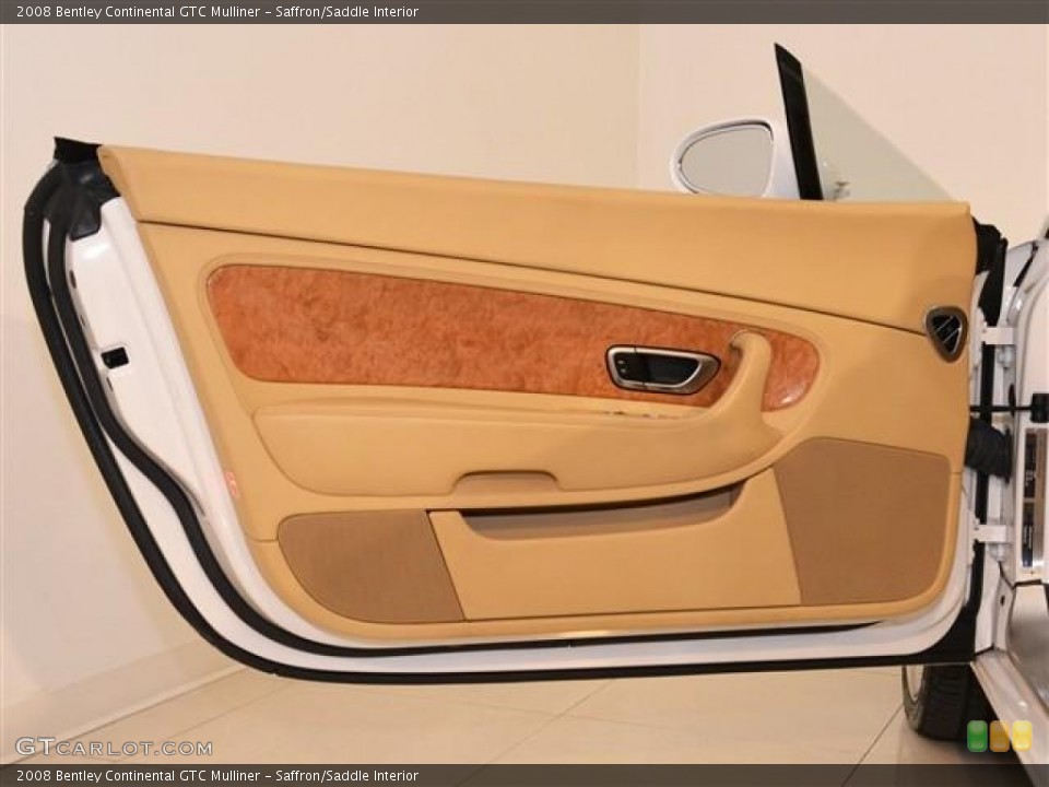 Saffron/Saddle Interior Door Panel for the 2008 Bentley Continental GTC Mulliner #60166782