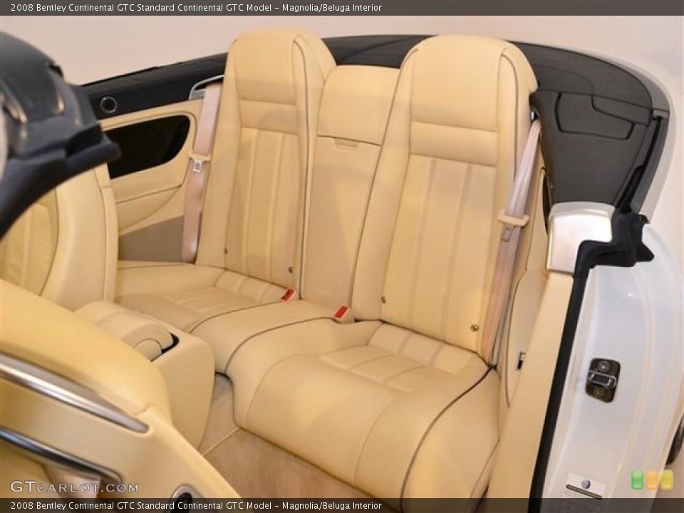 Magnolia/Beluga Interior Rear Seat for the 2008 Bentley Continental GTC  #60167298