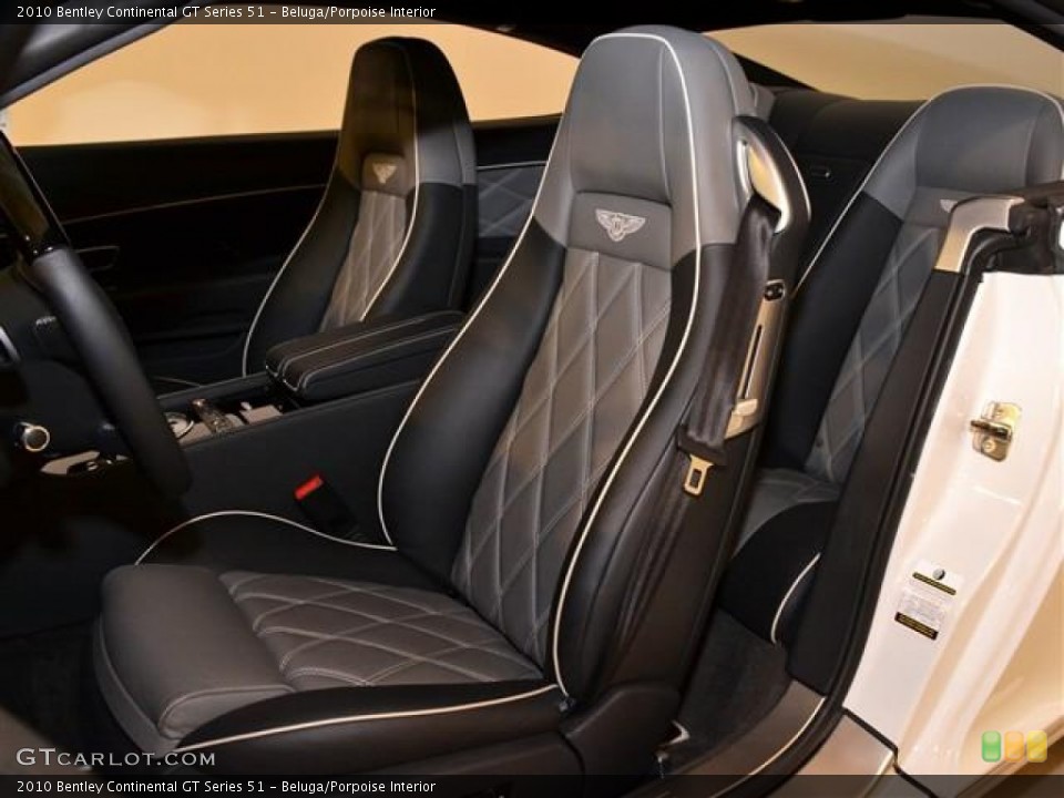 Beluga/Porpoise Interior Front Seat for the 2010 Bentley Continental GT Series 51 #60167478