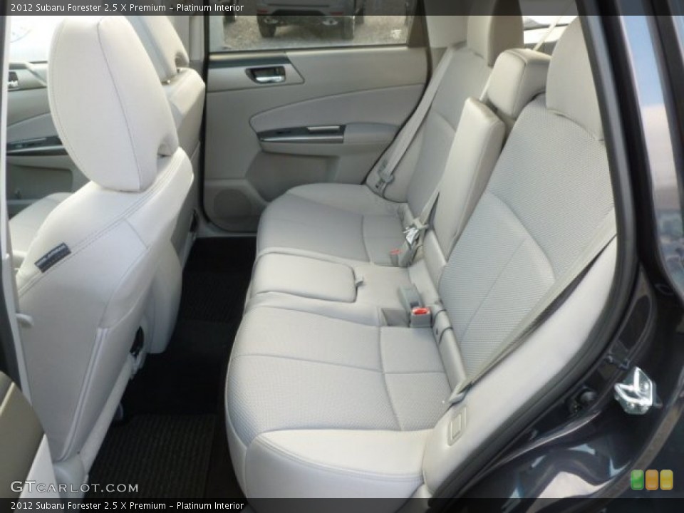 Platinum Interior Rear Seat for the 2012 Subaru Forester 2.5 X Premium #60167703