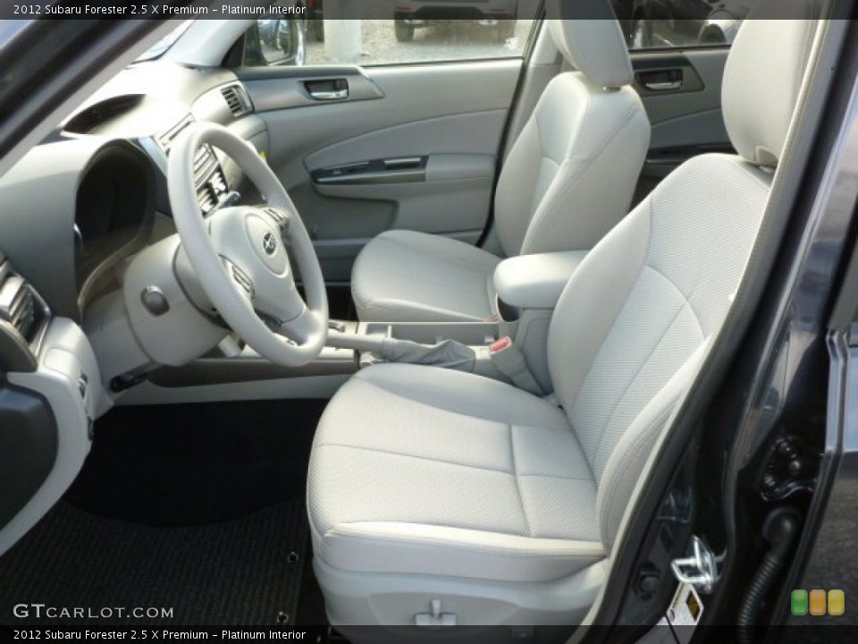 Platinum Interior Front Seat for the 2012 Subaru Forester 2.5 X Premium #60167730
