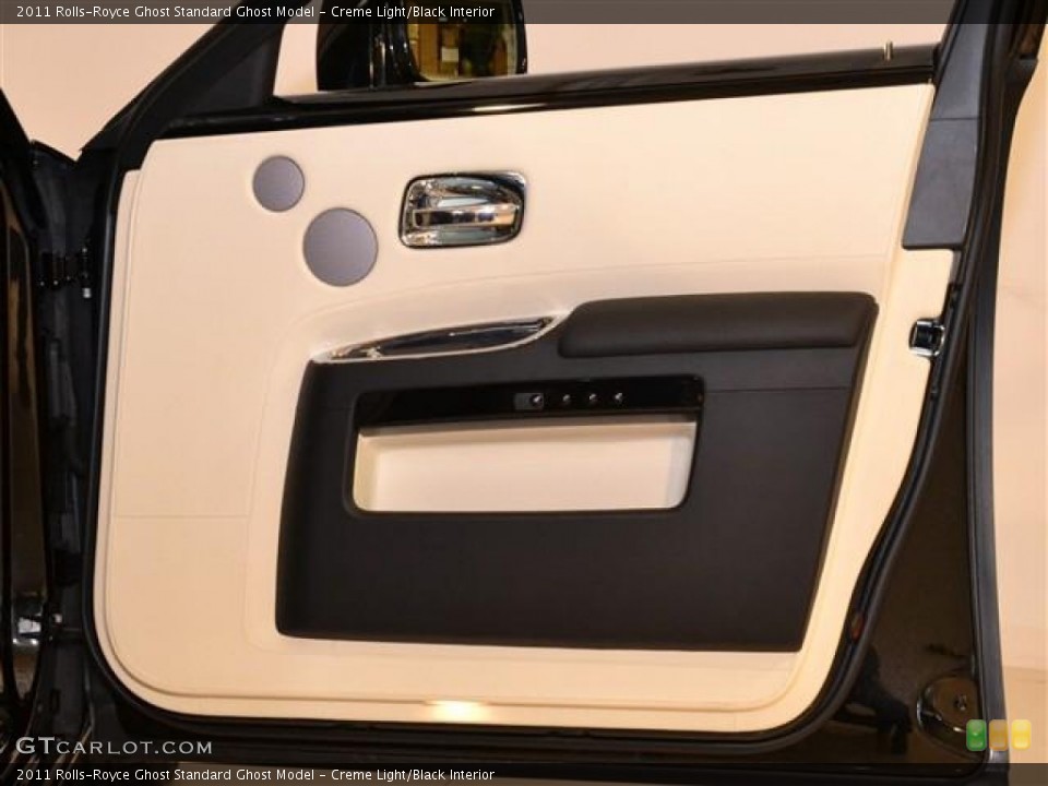 Creme Light/Black Interior Door Panel for the 2011 Rolls-Royce Ghost  #60167790