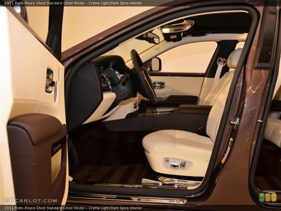 Creme Light/Dark Spice Interior Photo for the 2011 Rolls-Royce Ghost  #60168237