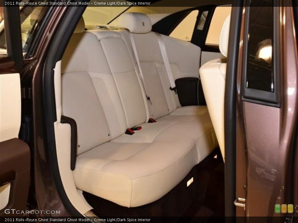 Creme Light/Dark Spice 2011 Rolls-Royce Ghost Interiors